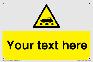 Custom Warning motorised watercraft